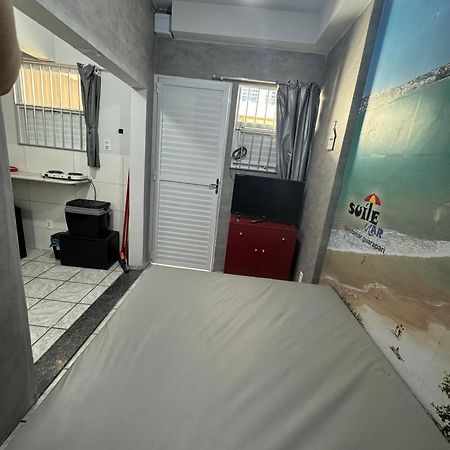 Suite Mar 210 - Economica E Compacta - Praia Do Morro - Predio Frente Mar Com Elevador, Atravessou A Avenida, Ja Esta Na Praia - Garagem - Internet グアラパリー エクステリア 写真