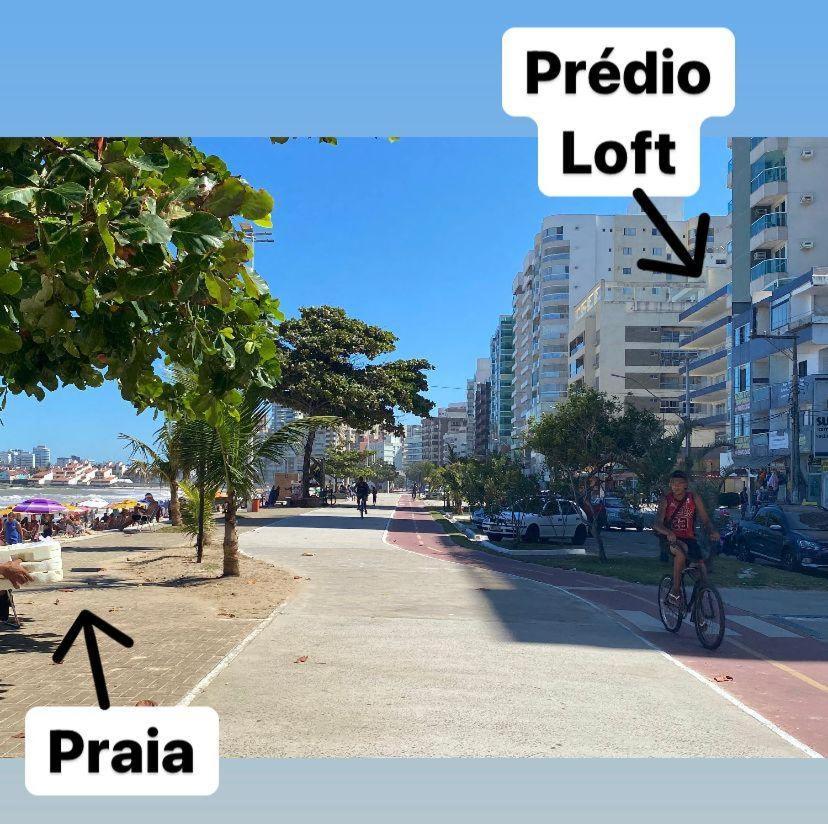 Suite Mar 210 - Economica E Compacta - Praia Do Morro - Predio Frente Mar Com Elevador, Atravessou A Avenida, Ja Esta Na Praia - Garagem - Internet グアラパリー エクステリア 写真