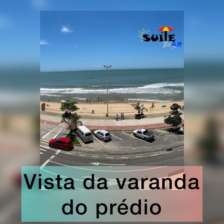 Suite Mar 210 - Economica E Compacta - Praia Do Morro - Predio Frente Mar Com Elevador, Atravessou A Avenida, Ja Esta Na Praia - Garagem - Internet グアラパリー エクステリア 写真