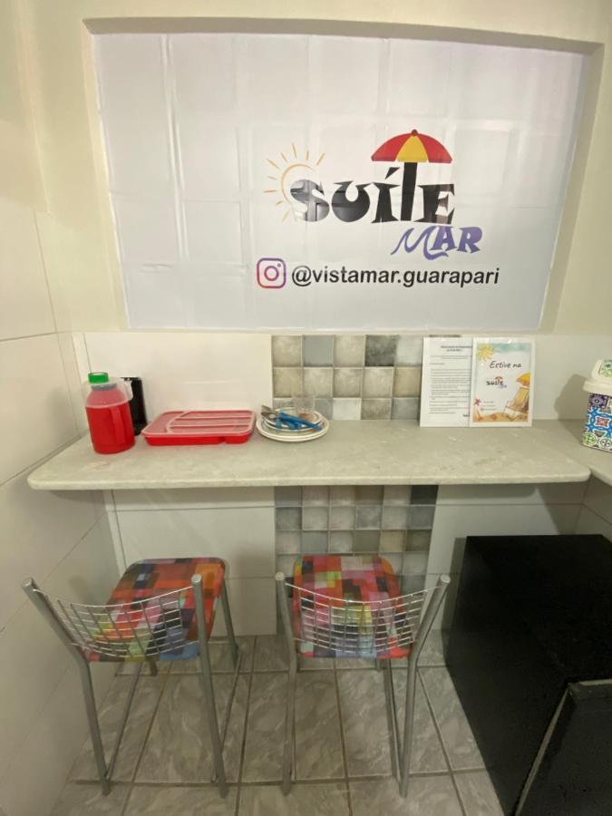 Suite Mar 210 - Economica E Compacta - Praia Do Morro - Predio Frente Mar Com Elevador, Atravessou A Avenida, Ja Esta Na Praia - Garagem - Internet グアラパリー エクステリア 写真