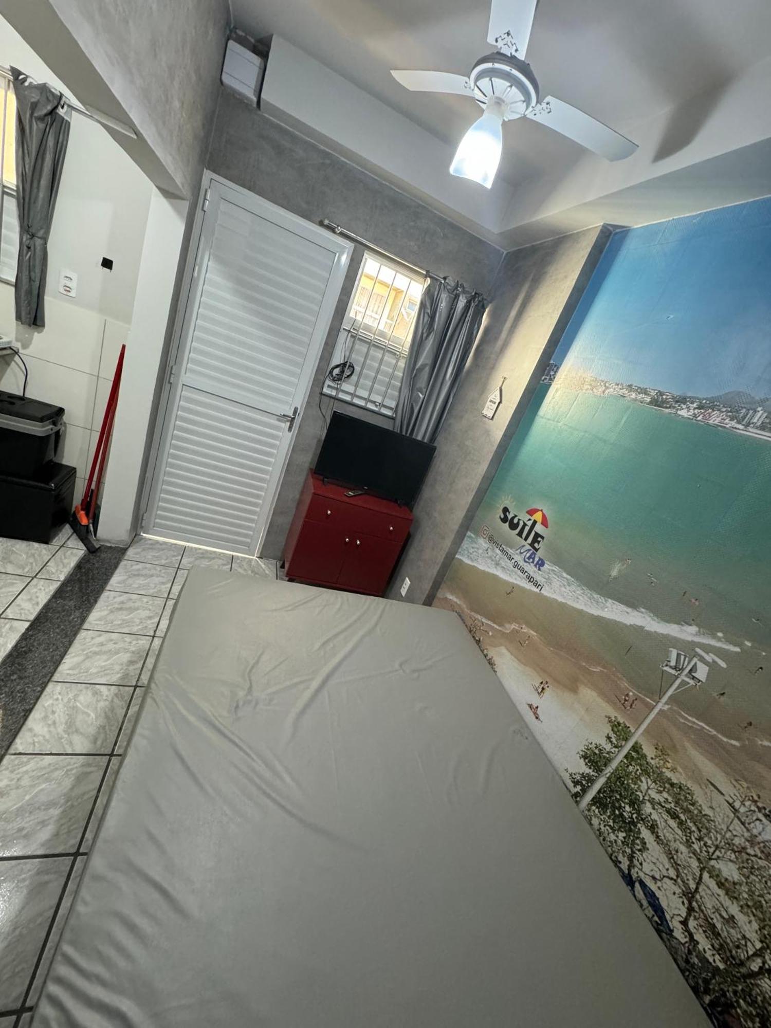 Suite Mar 210 - Economica E Compacta - Praia Do Morro - Predio Frente Mar Com Elevador, Atravessou A Avenida, Ja Esta Na Praia - Garagem - Internet グアラパリー エクステリア 写真