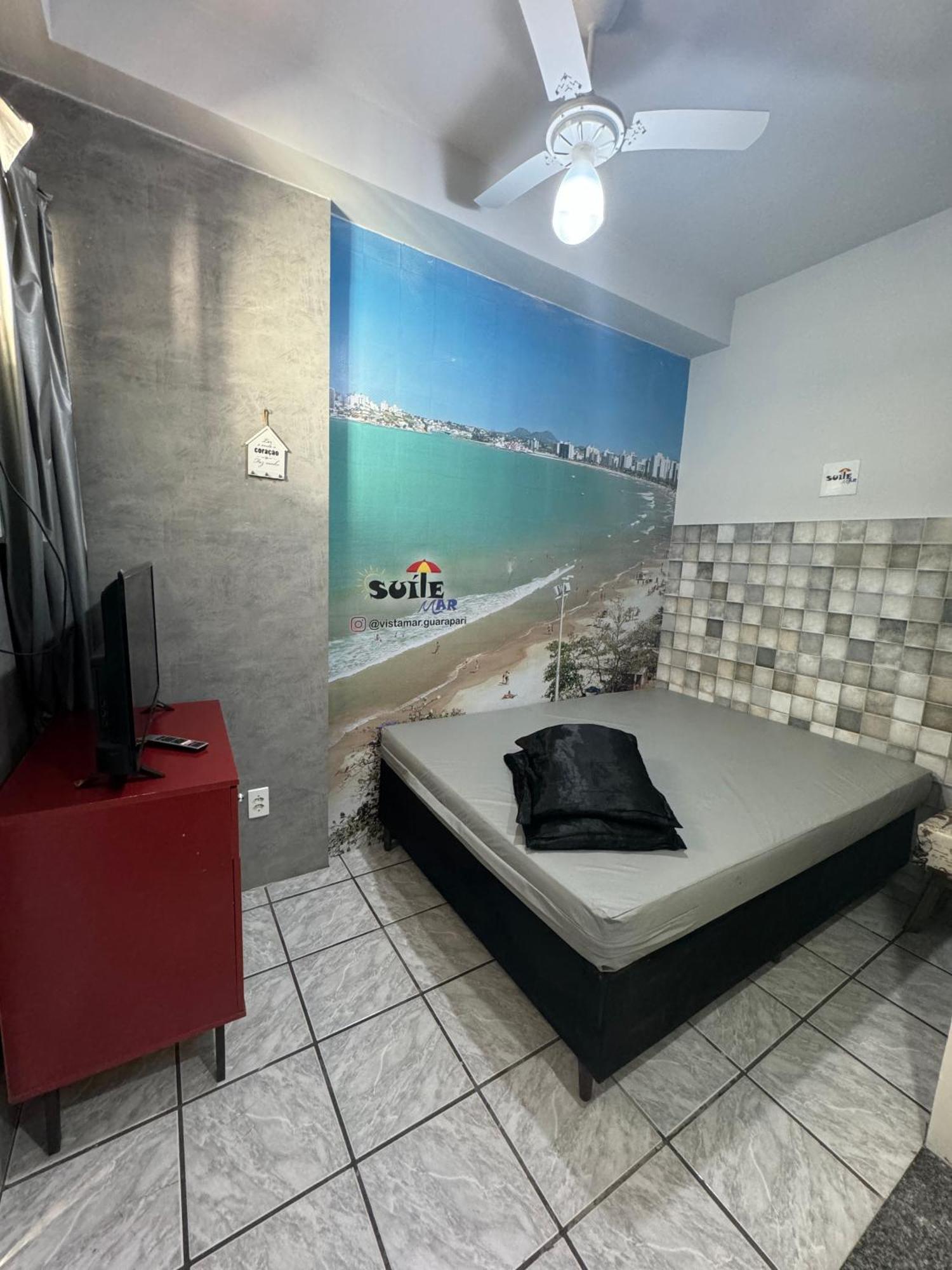 Suite Mar 210 - Economica E Compacta - Praia Do Morro - Predio Frente Mar Com Elevador, Atravessou A Avenida, Ja Esta Na Praia - Garagem - Internet グアラパリー エクステリア 写真