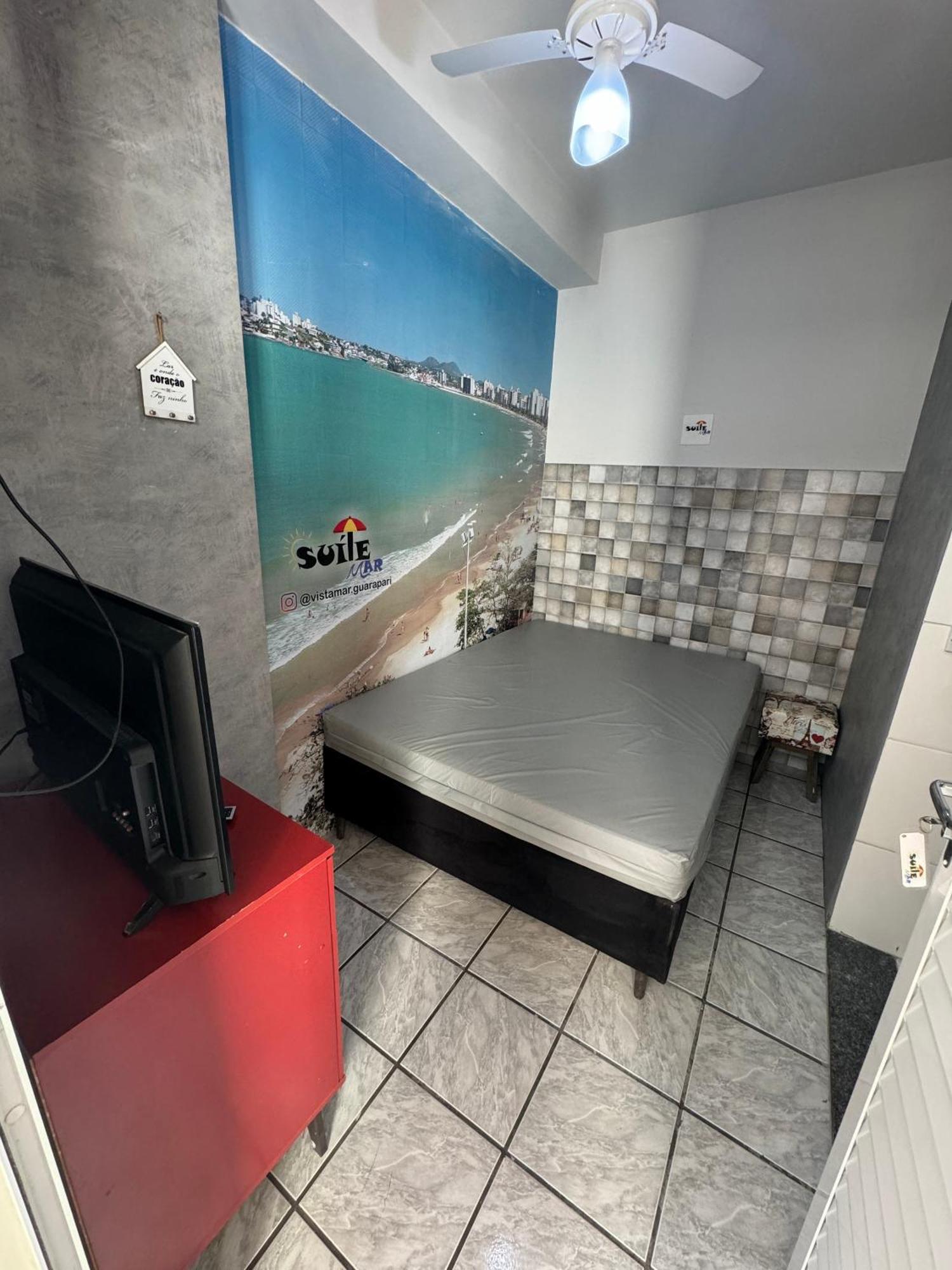 Suite Mar 210 - Economica E Compacta - Praia Do Morro - Predio Frente Mar Com Elevador, Atravessou A Avenida, Ja Esta Na Praia - Garagem - Internet グアラパリー エクステリア 写真